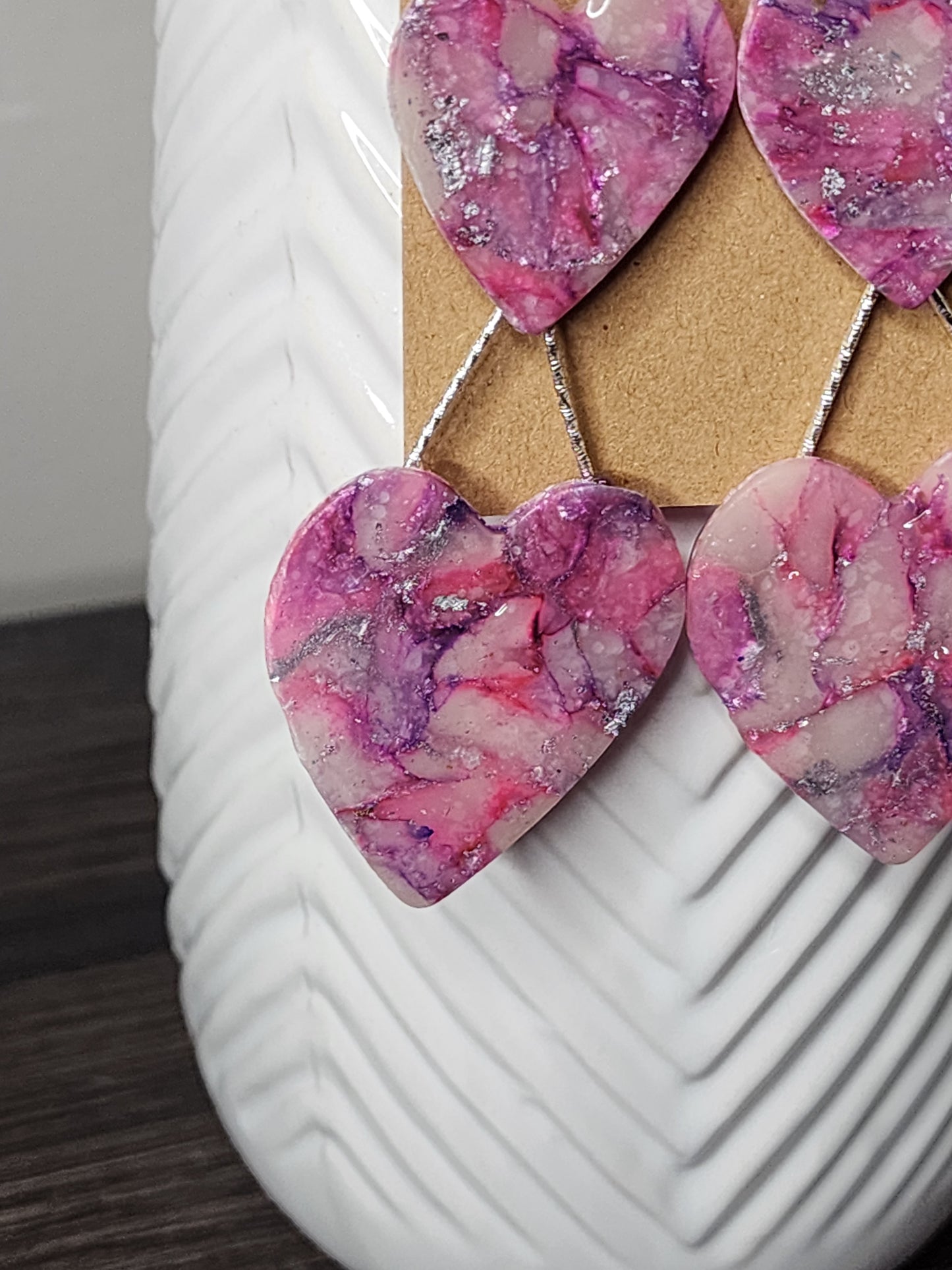 Pink Entanglement Hearts