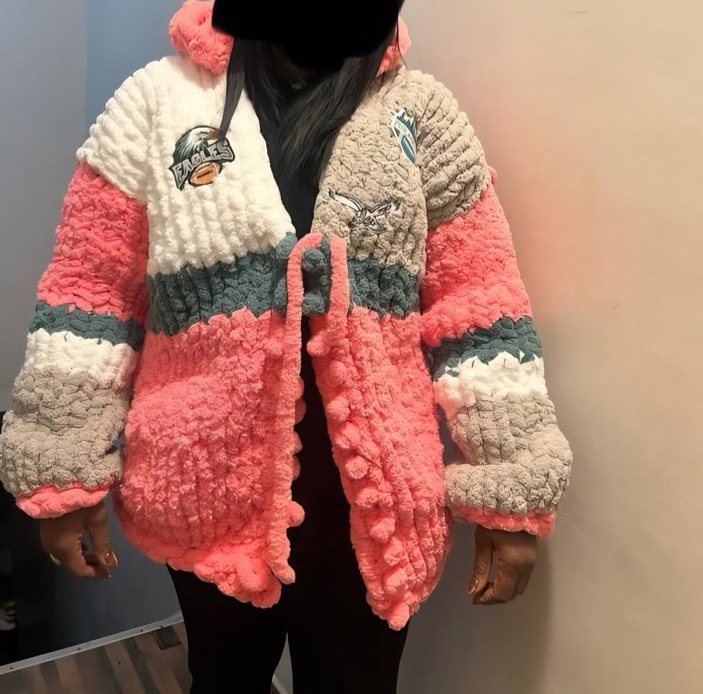 Tailgater Eagles Cardigan