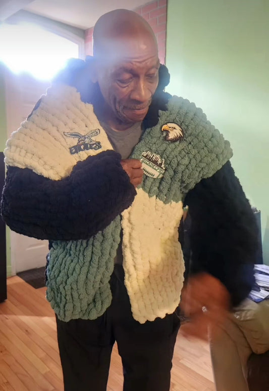 Tailgater Eagles Cardigan