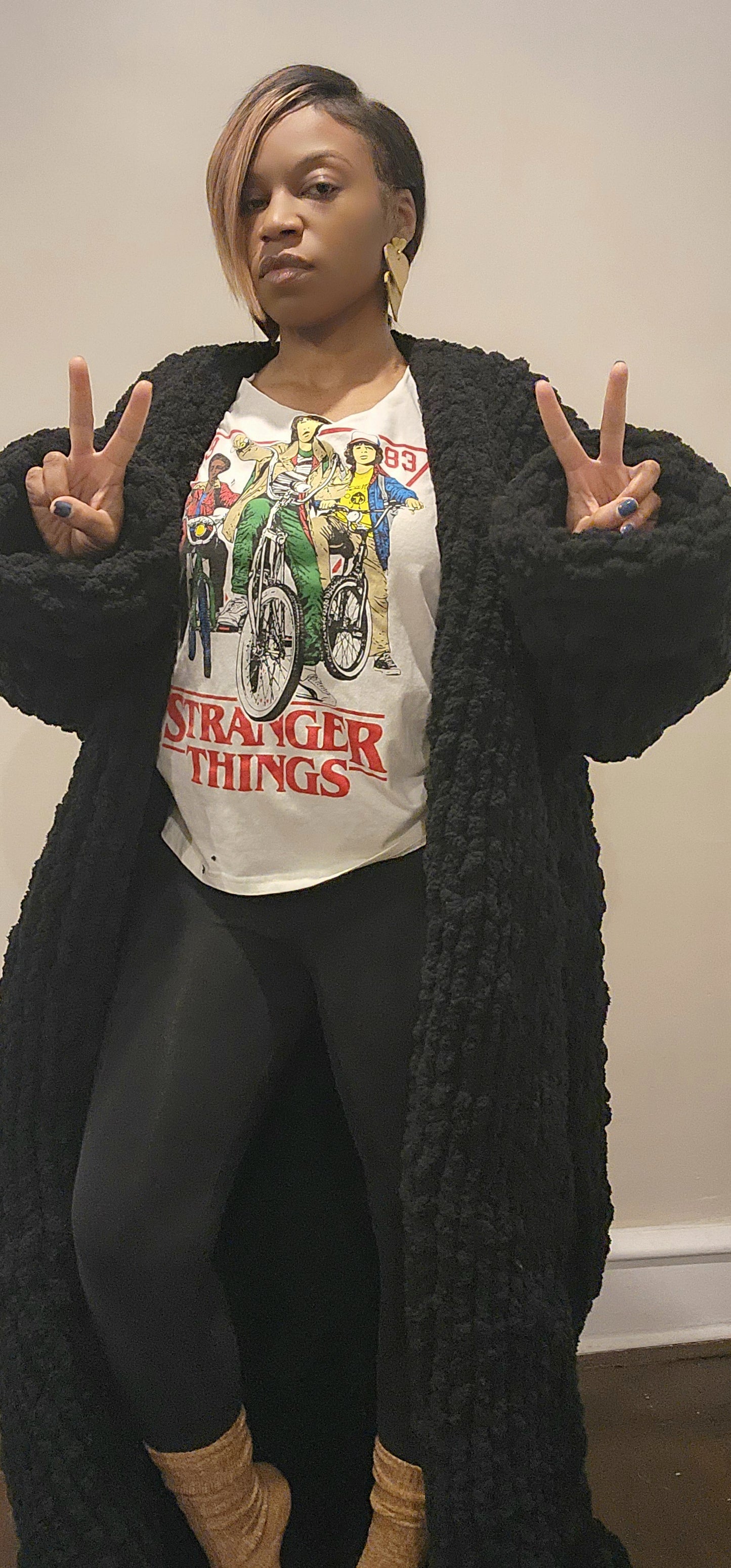 Oversized Fingerknitted Duster