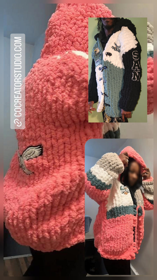 Tailgater Eagles Cardigan