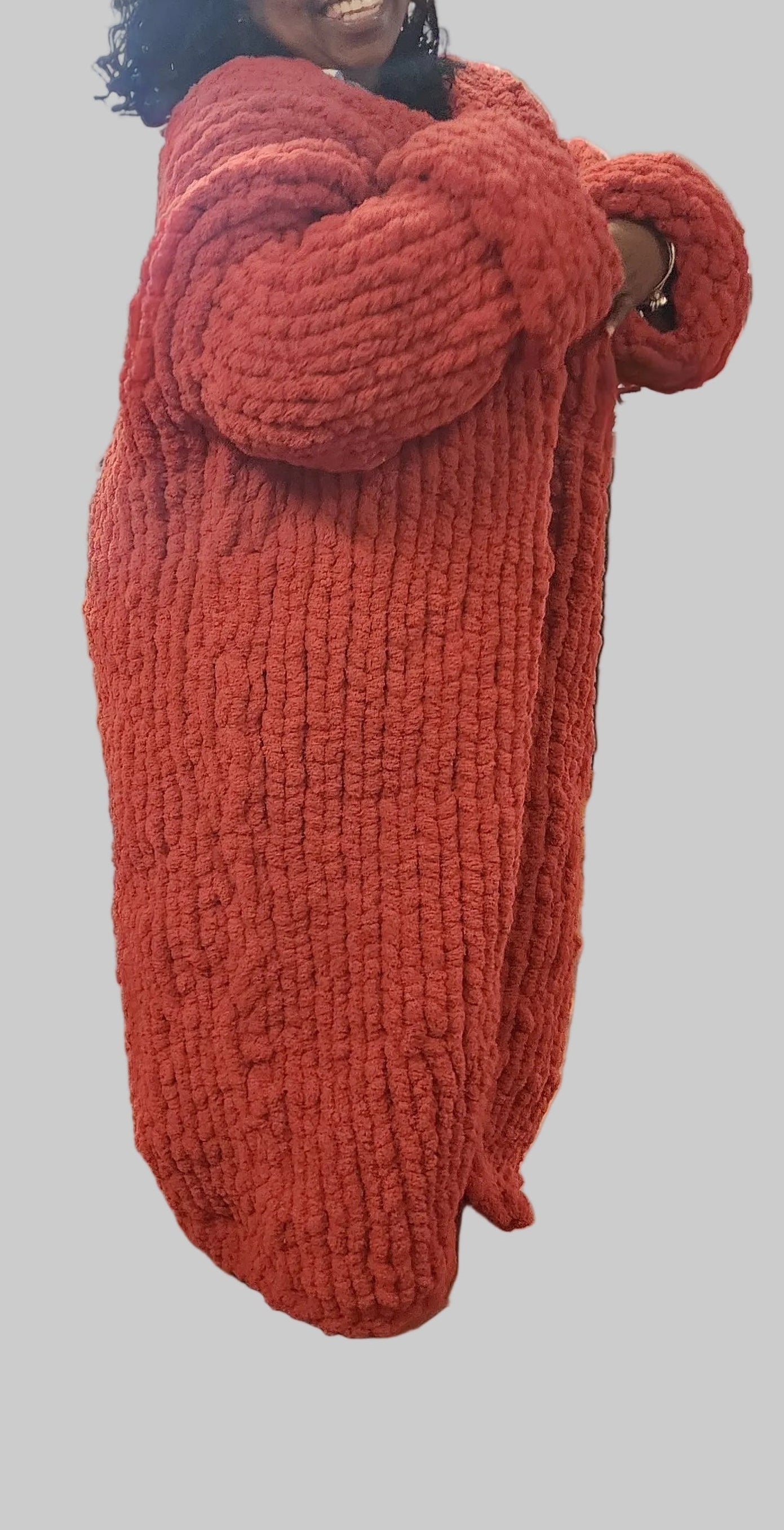Oversized Fingerknitted Duster